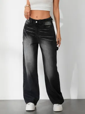 women Low Rise Boyfriend Jeans