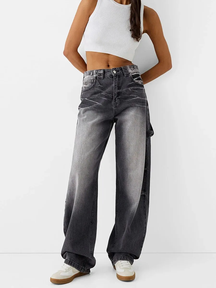 women Low Rise Boyfriend Jeans