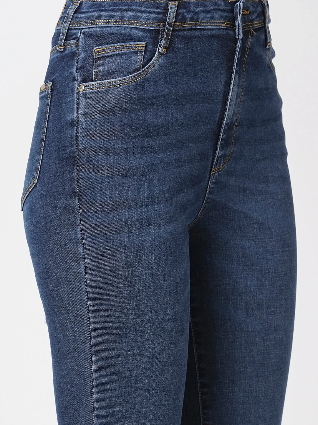 Women Sky High-Rise Skinny Fit Jeans