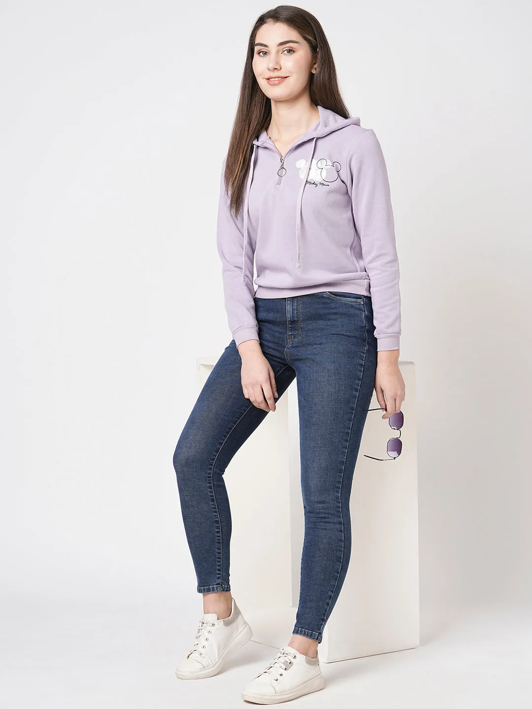 Women Sky High-Rise Skinny Fit Jeans