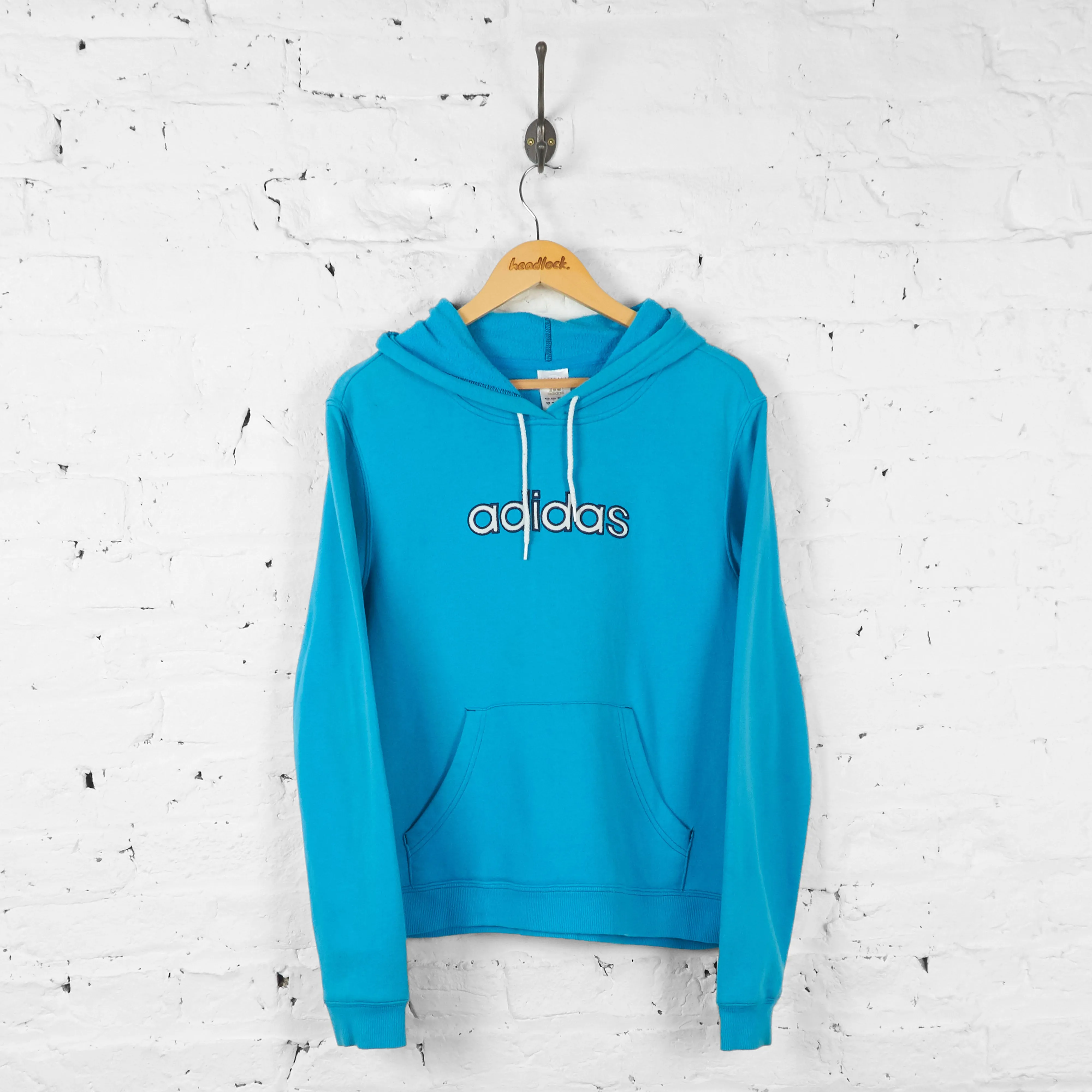 Womens Adidas Hoodie - Blue - Womens M