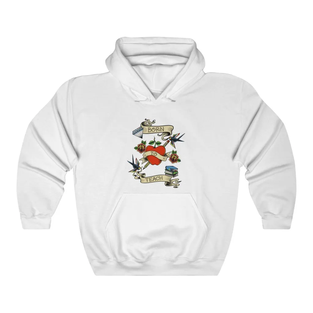 Women's Born to Teach Pullover Hoodie