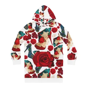 Women's Hoodie Dress 'Amore tricolore'