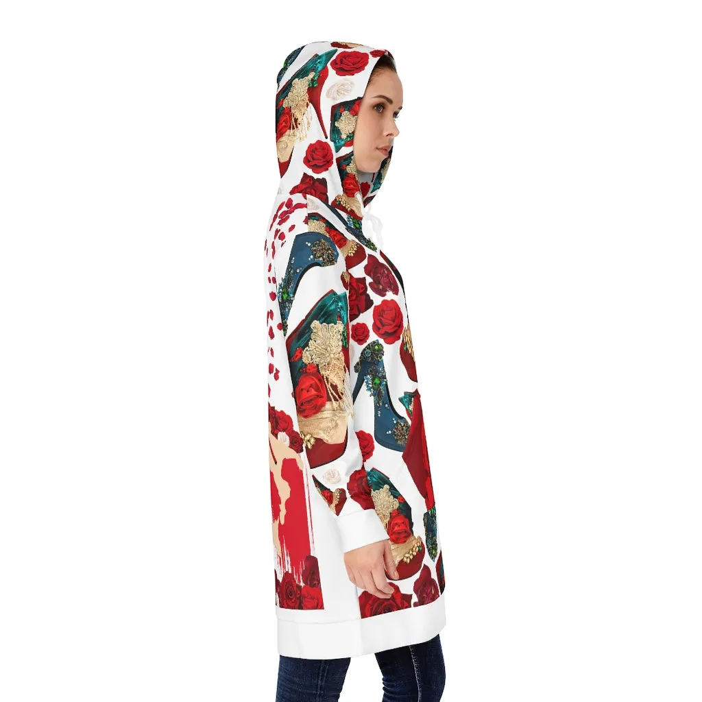 Women's Hoodie Dress 'Amore tricolore'