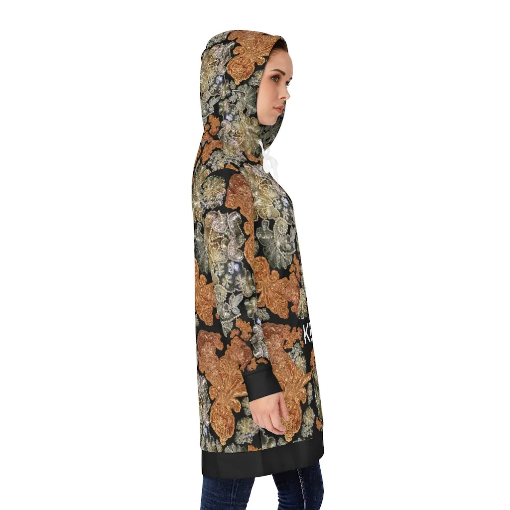 Women's Hoodie Dress Terse 'Nude Embroidery'