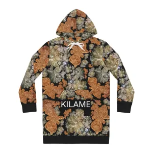 Women's Hoodie Dress Terse 'Nude Embroidery'