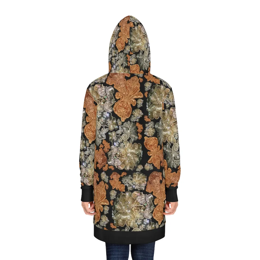 Women's Hoodie Dress Terse 'Nude Embroidery'