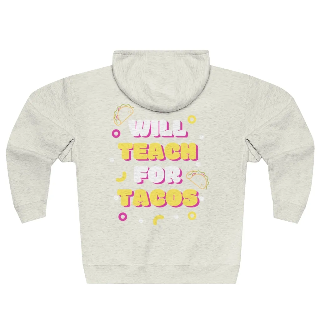 Women's "Tacos" Full Zip Hoodie