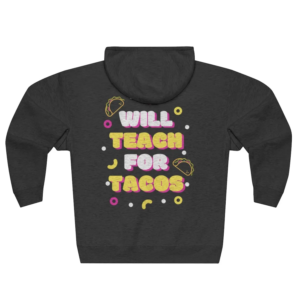 Women's "Tacos" Full Zip Hoodie
