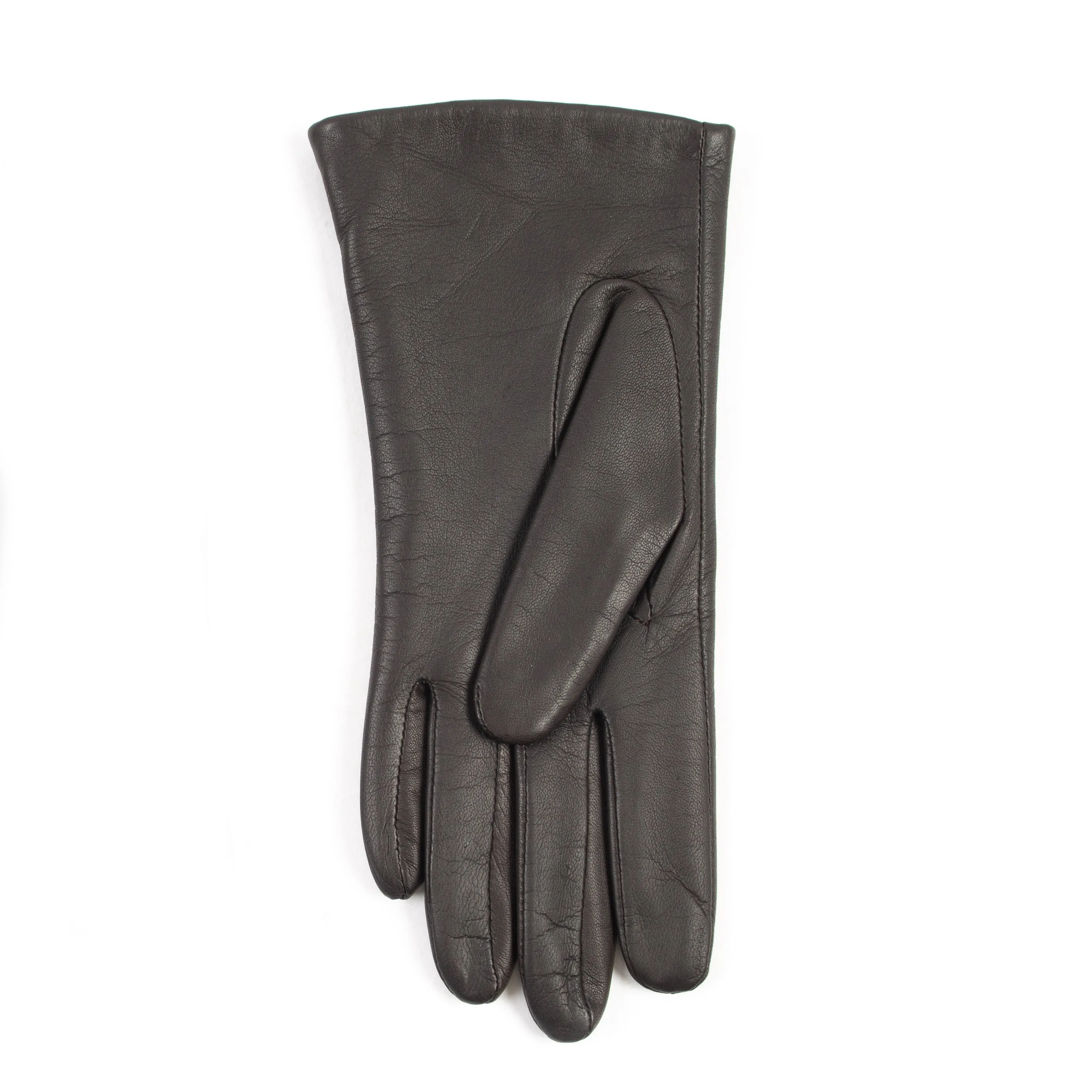 Women's Single-Point Fleece-Lined Leather Gloves