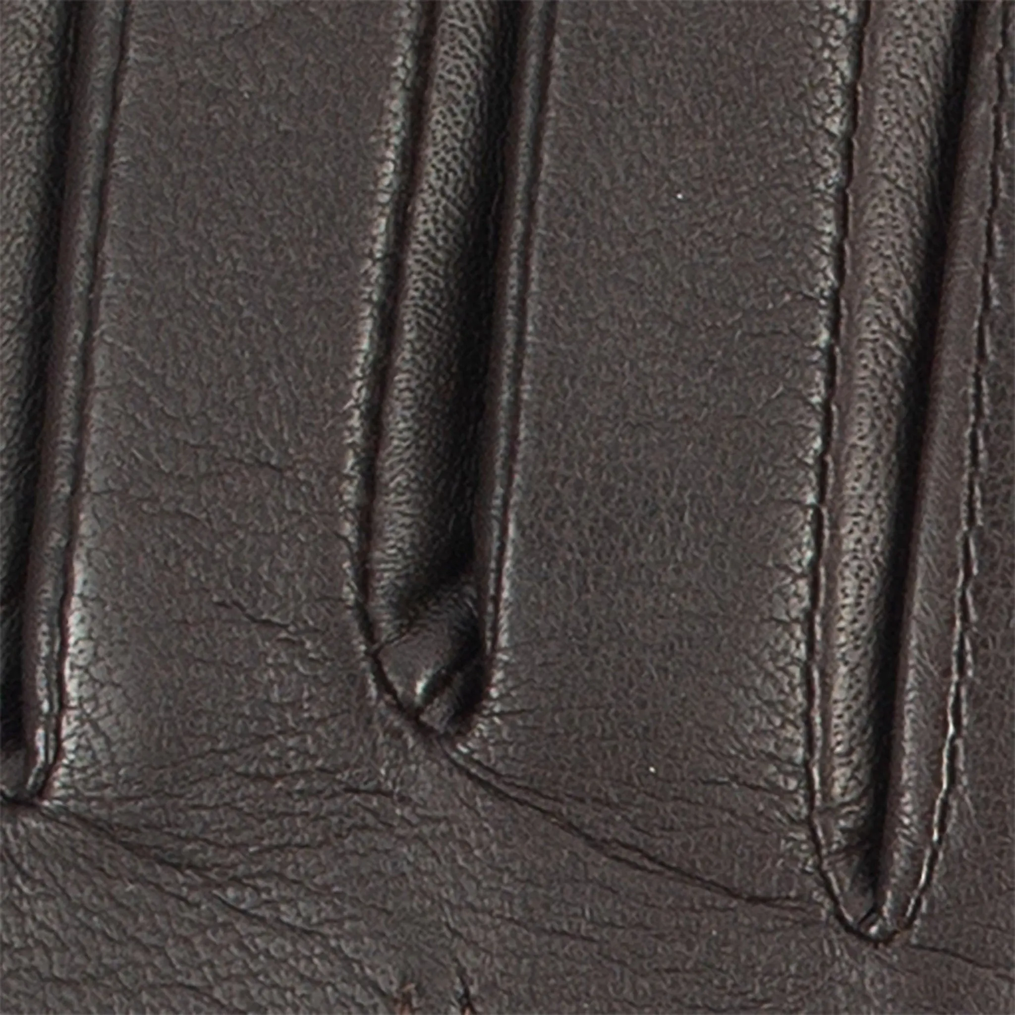Women's Single-Point Fleece-Lined Leather Gloves