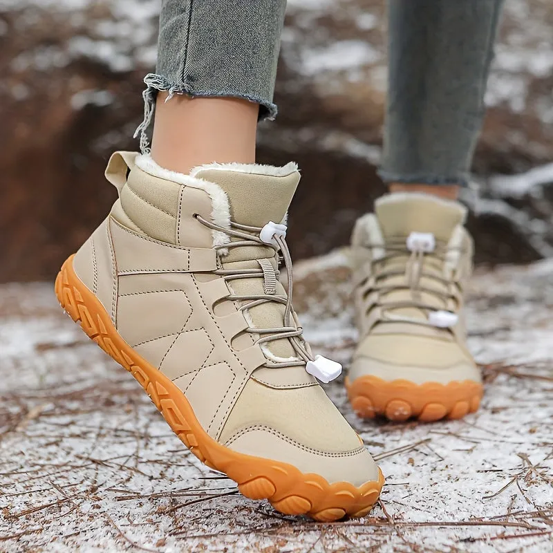 Women's Winter Warm Snow Boots - Non-Slip, Durable Hiking Shoes