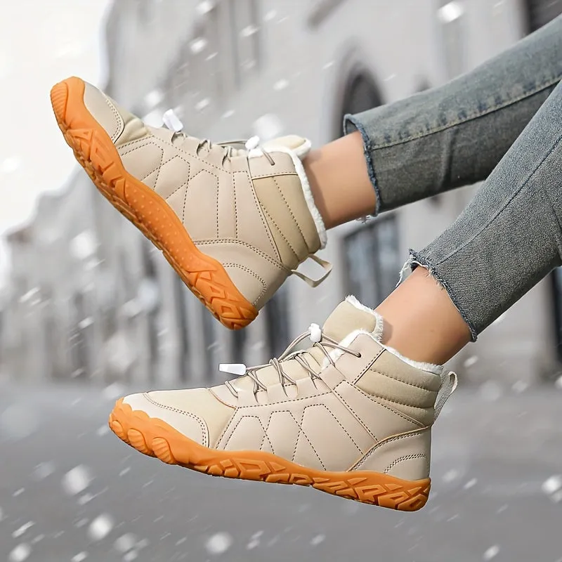 Women's Winter Warm Snow Boots - Non-Slip, Durable Hiking Shoes
