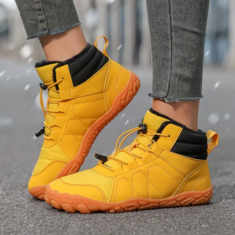 Women's Winter Warm Snow Boots - Non-Slip, Durable Hiking Shoes