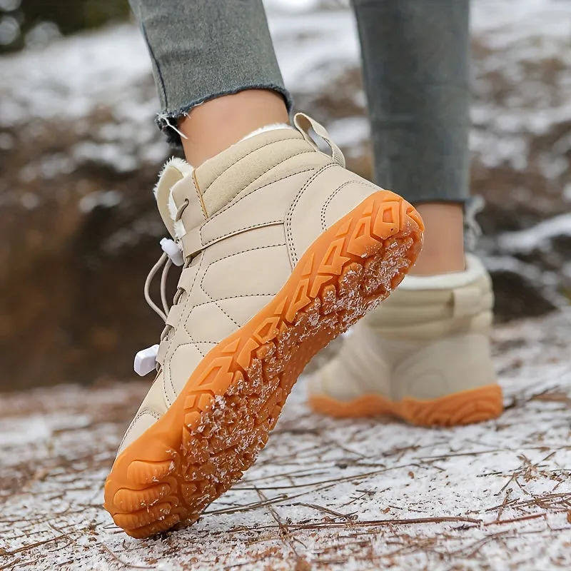 Women's Winter Warm Snow Boots - Non-Slip, Durable Hiking Shoes
