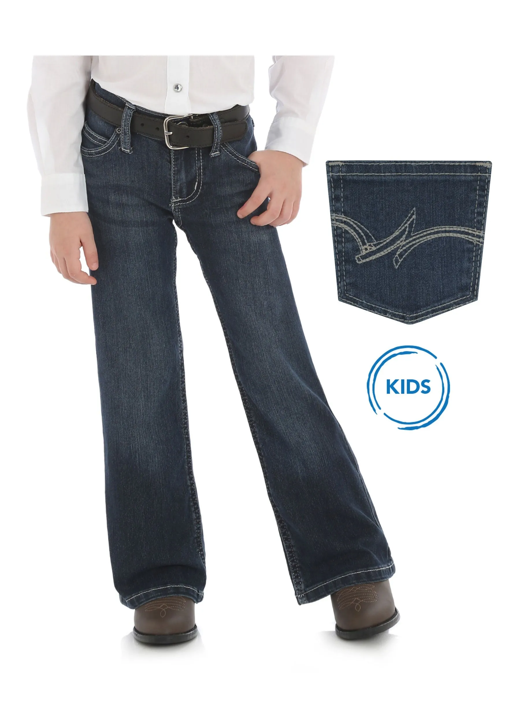 Wrangler Girls Retro Boot Cut Jeans