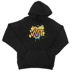 Wrestling Travel Paint Splat College Hoodie