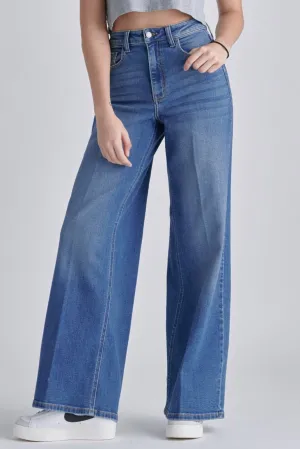 WV97320M HIGH RISE WIDE LEG JEANS
