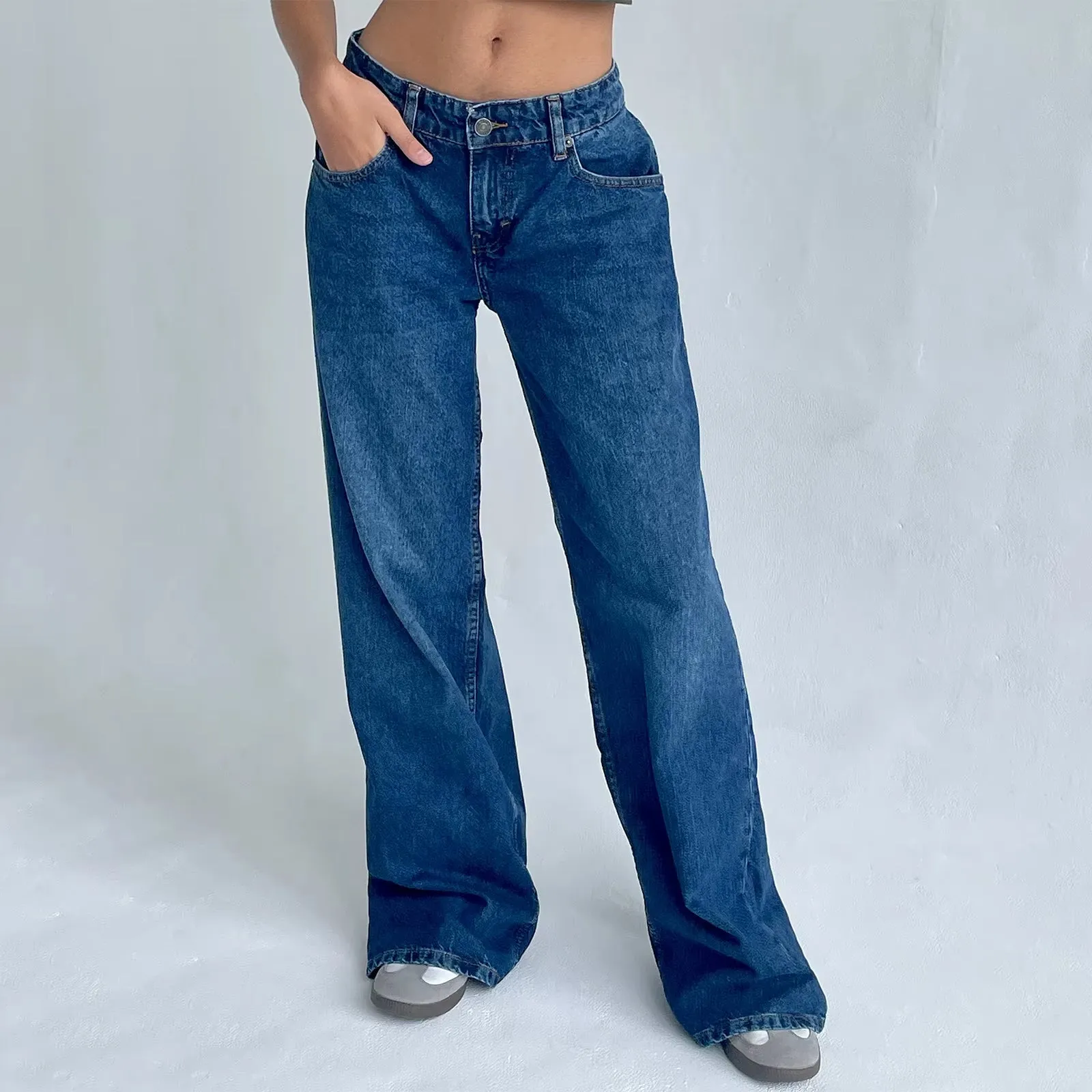 Y2K Baggy Jeans Low Rise Casual