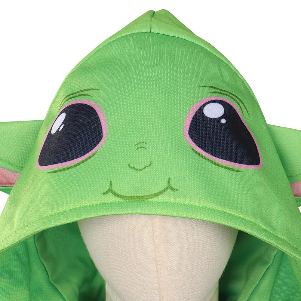 Yoda baby Cosplay Costume  Hoodies Coat Outfits Halloween Carnival Suit