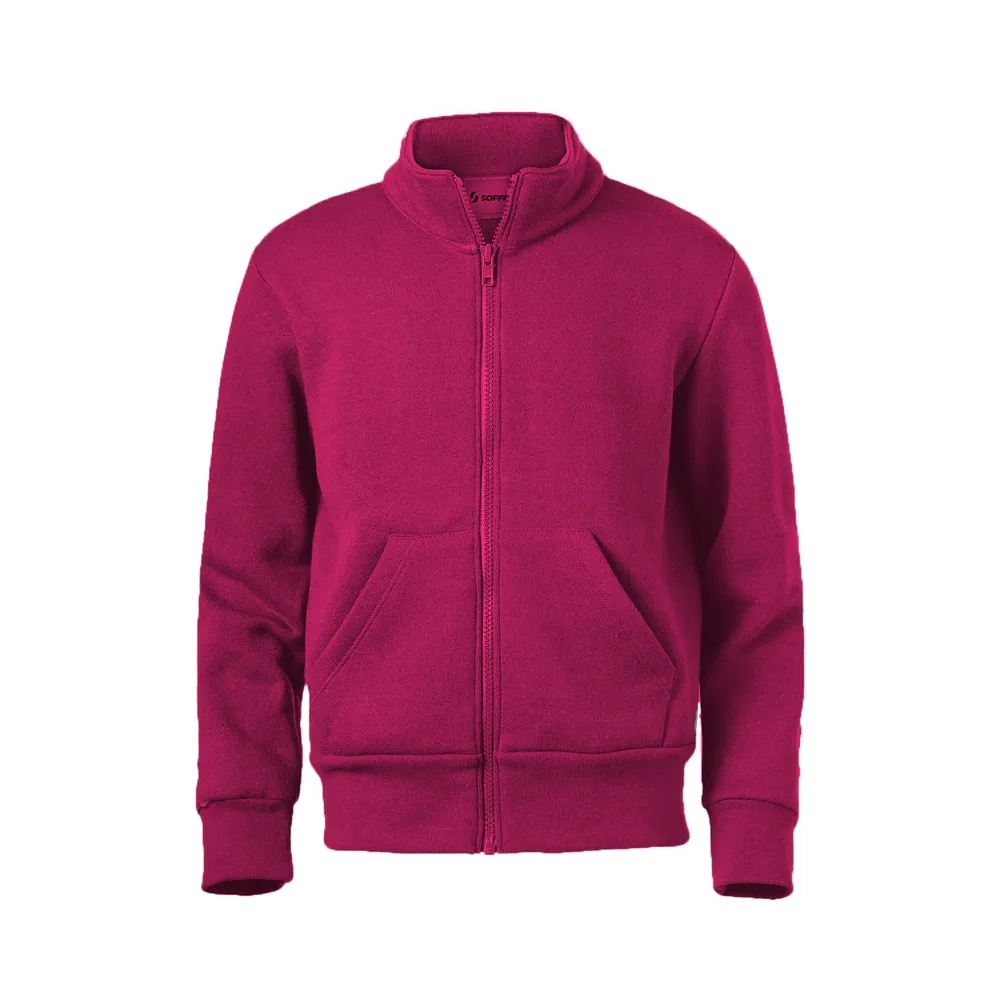 Youth Full Zip Mock Neck Sweatshirt
