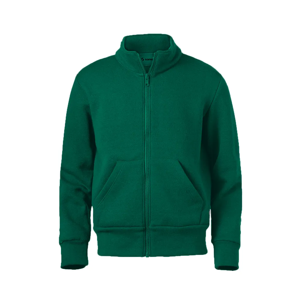 Youth Full Zip Mock Neck Sweatshirt