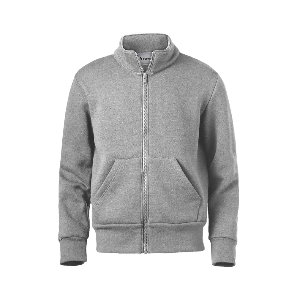 Youth Full Zip Mock Neck Sweatshirt