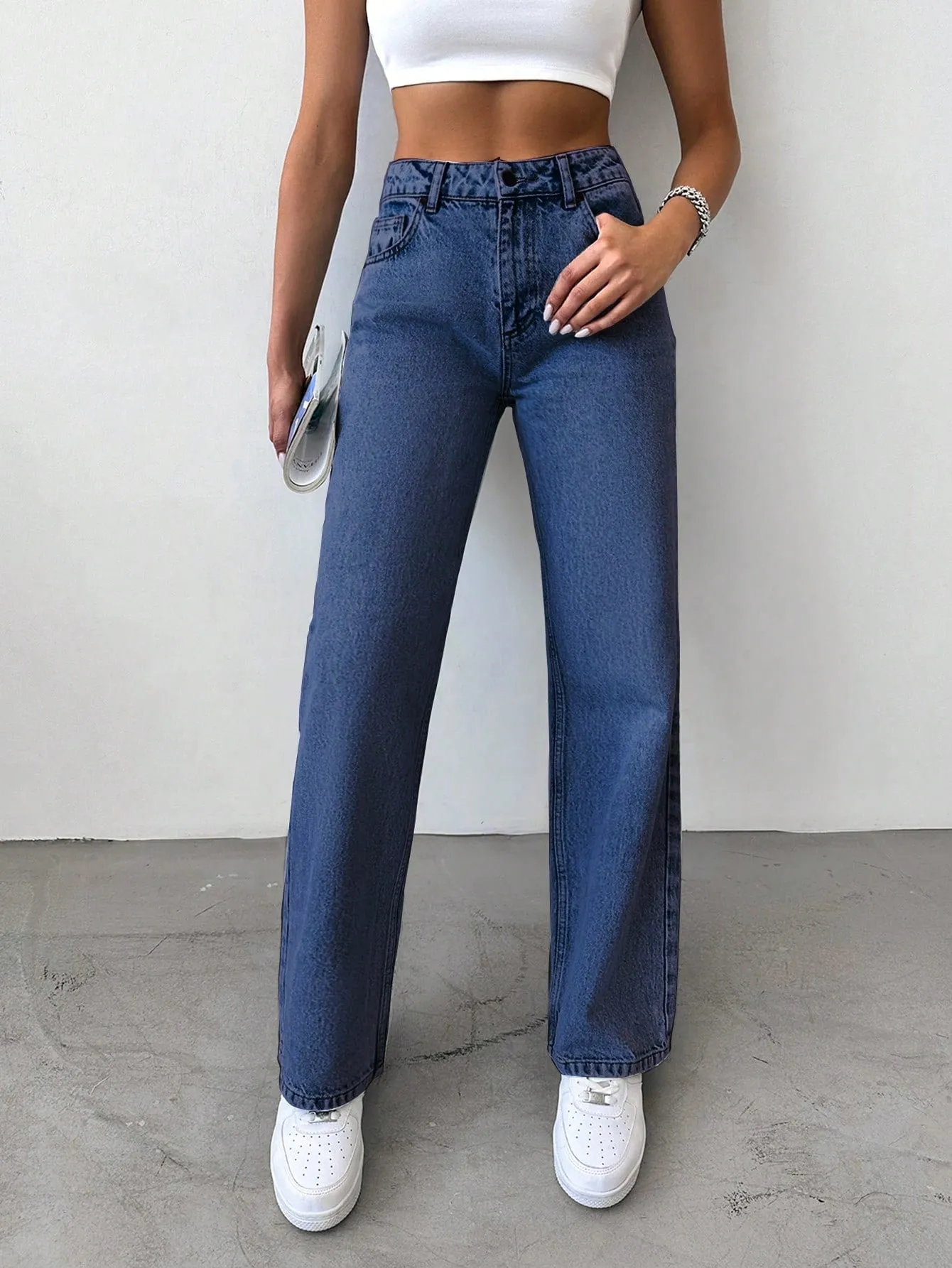 Zenfit High-Rise Straight Denim