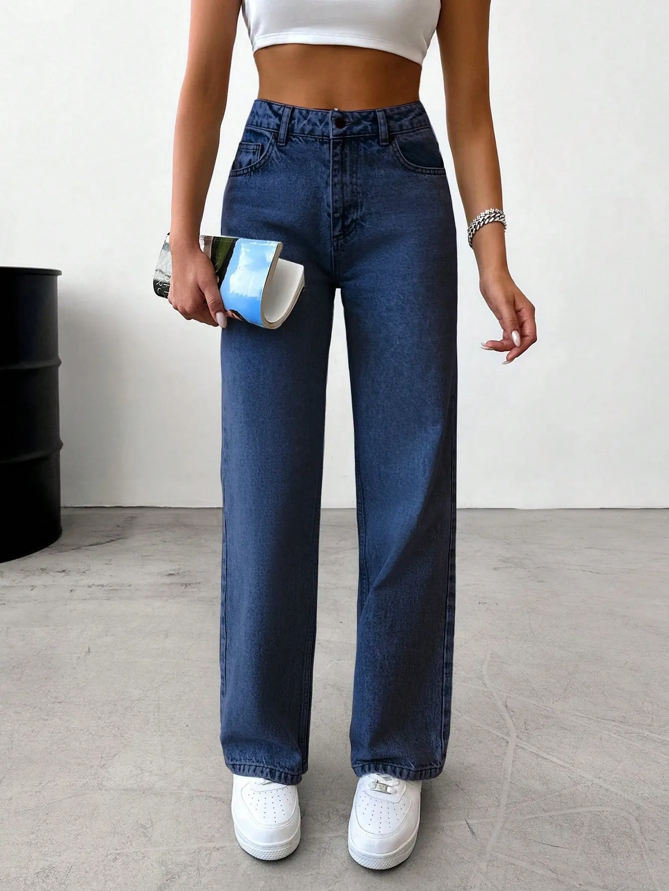 Zenfit High-Rise Straight Denim