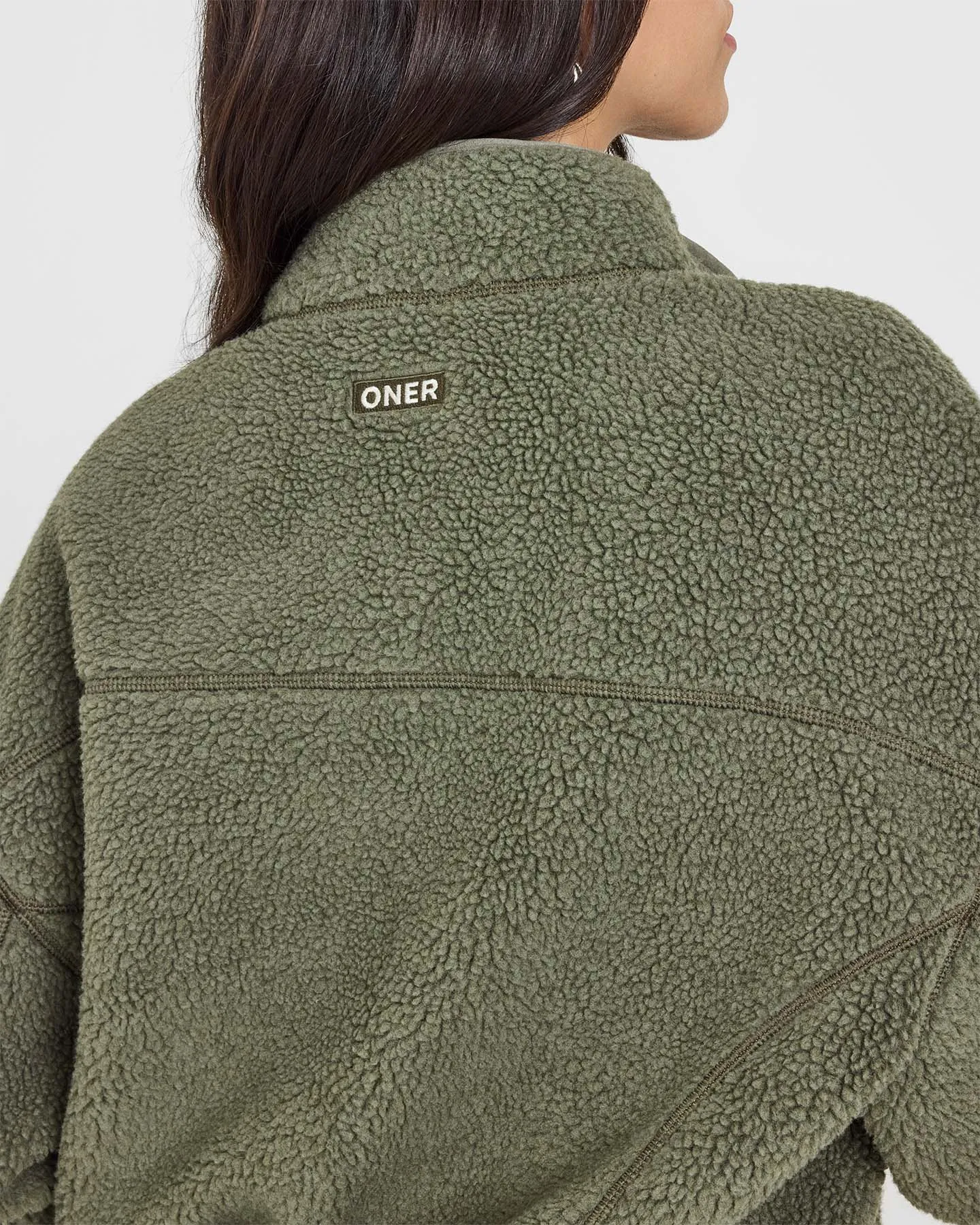 Zip Through Fleece Jacket | Alpine Green