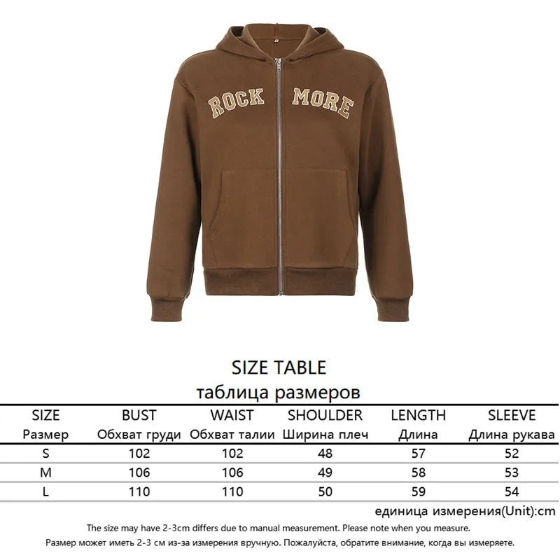 Zipped Crop Hoodie with Long Sleeves