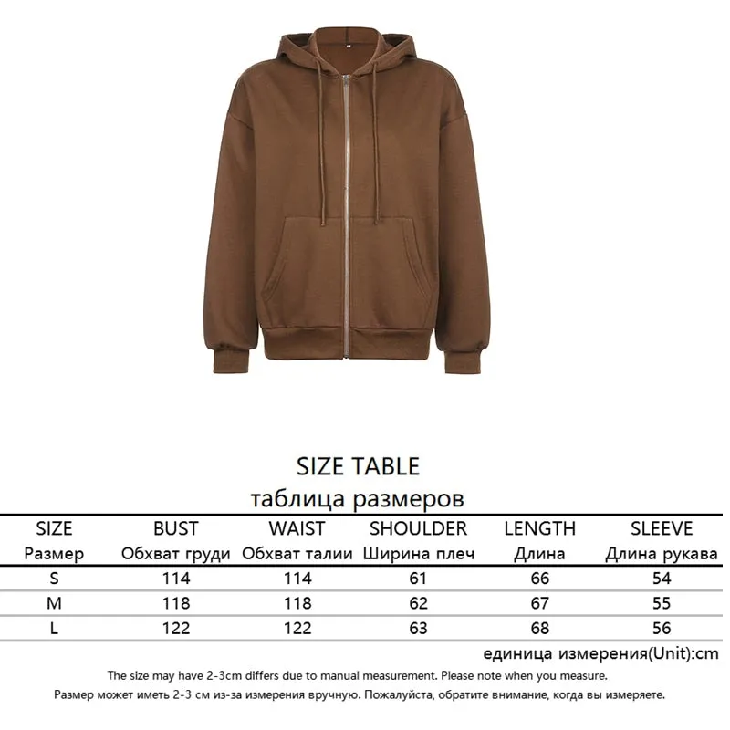 Zipped Crop Hoodie with Long Sleeves